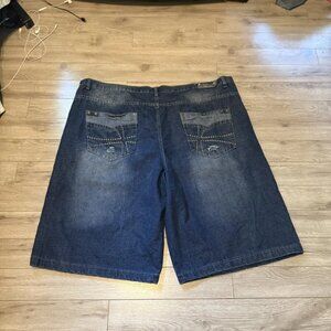 indigo 30 south pole like dark wash jorts skater y2k